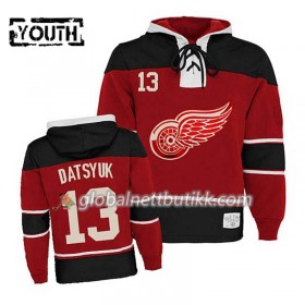 Detroit Red Wings Pavel Datsyuk 13 Rød Sawyer Hooded Sweatshirt - Barn